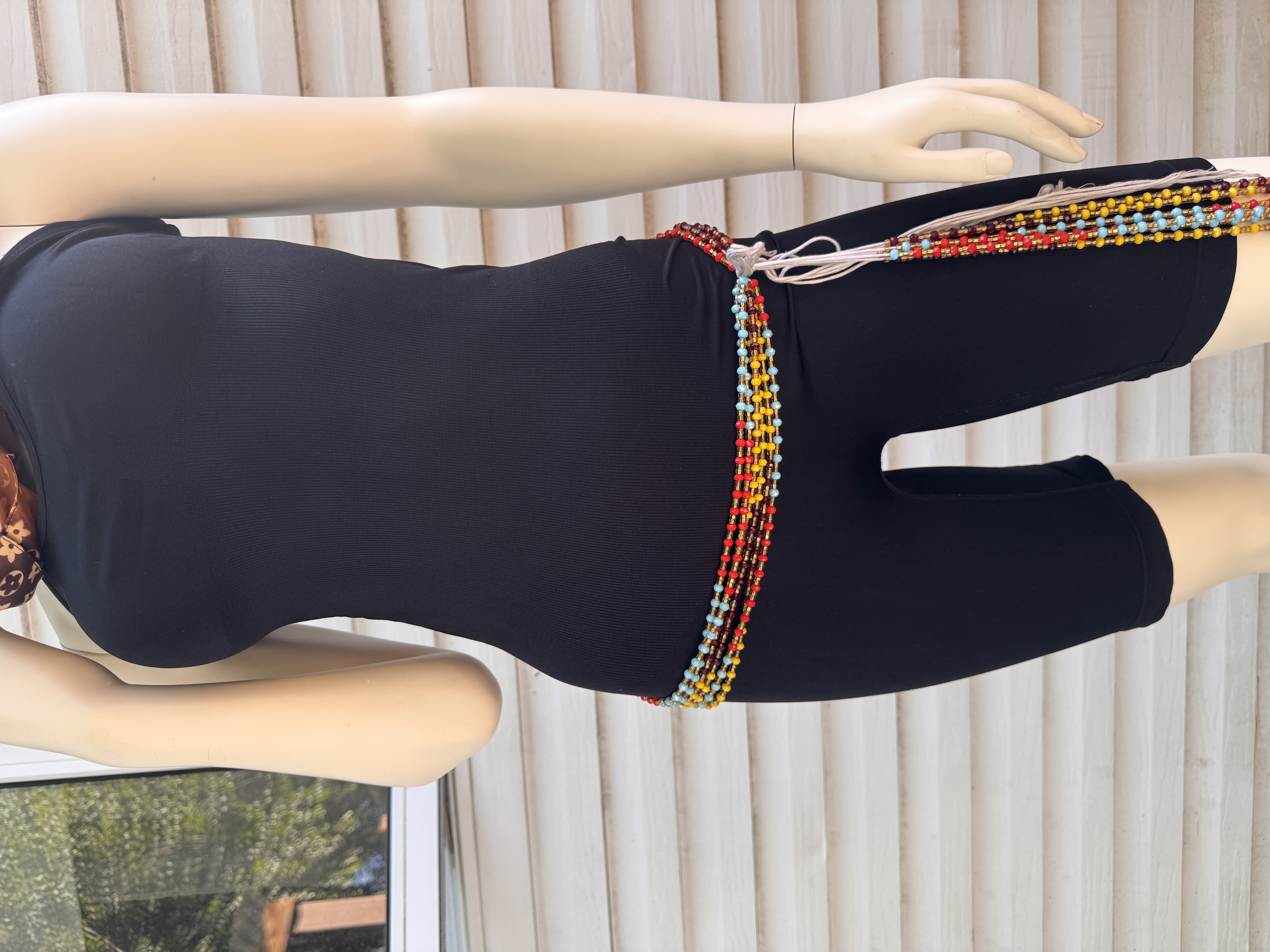 Multi coloured waist beads 