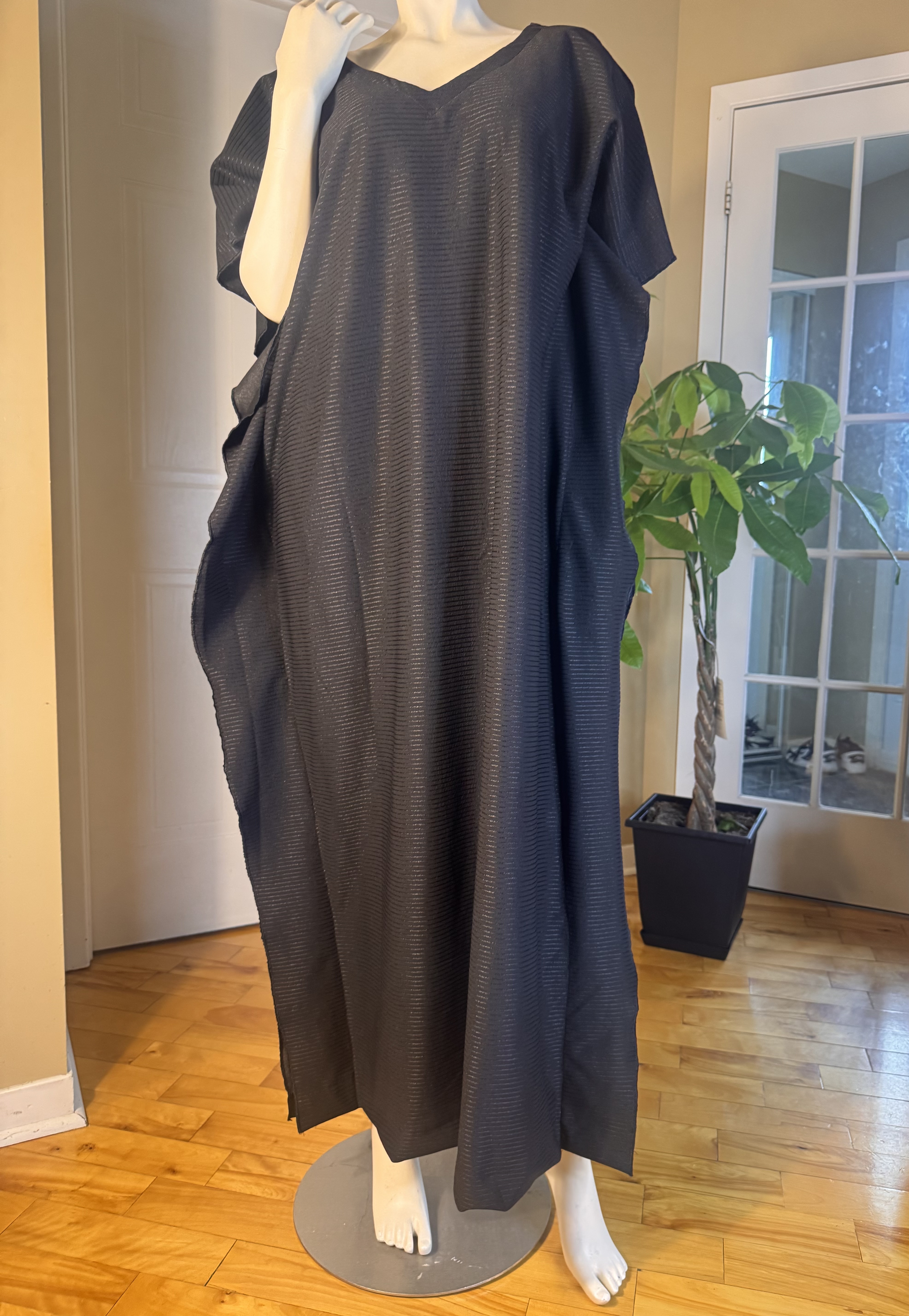  Black Elegance Kaftan Dress 